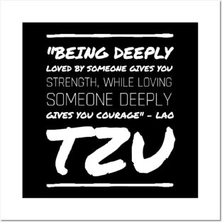 "Loved and Loving - Lao Tzu Inspirational Quote" Posters and Art